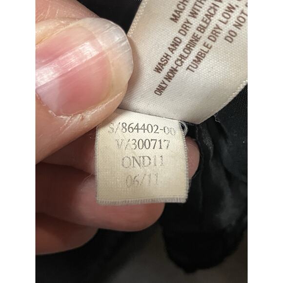 Old Navy Puffer Coat Woman’s Sz L Tall Black Gloss Quilted Outdoor Made In 2011 - Picture 7 of 13